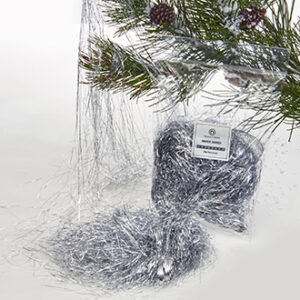 Lametta thread, silver, 30gr -