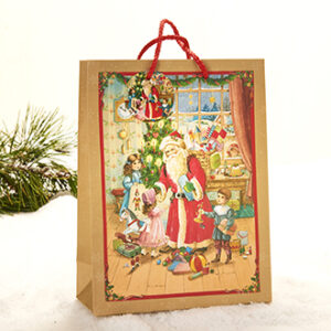 Paper bag w. handle 25x34x8cm - 34X25CM