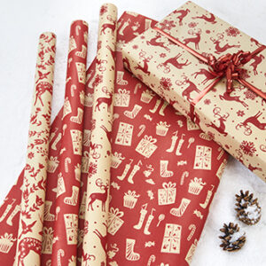 Wrapping paper, 60gr., 70cmx5m - 3 ASS.