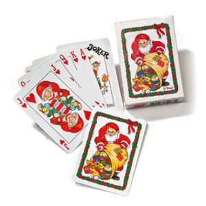 Playing cards w. Pobra Santa - 8X6CM, 54/BOX