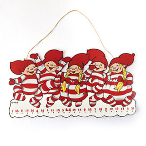 Wooden calendar, Pobra baby pixyx5 - 28X50CM