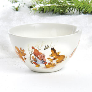 Bowl, porcelain, Vilhelm Hansen - 7X13CM