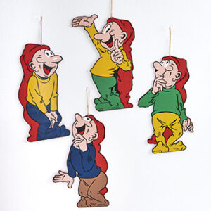 Wooden Bramming pixy - 42X27CM, 4 ASS.