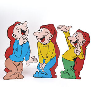 Bramming pixy, wooden - 53X83CM, 3 ASS.