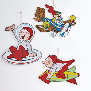 Pixy, Bramming, wood, for hanging - 40CM, 3 ASS.