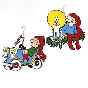 Bramming advent calendar (1-4), wooden - 32CM, 2 ASS.