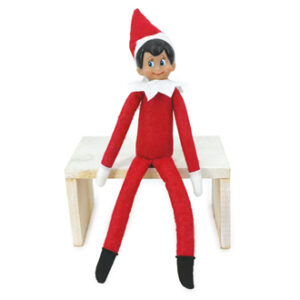 Santa, fabric, sitting - 35CM