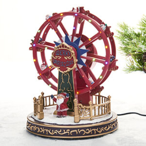 Ferriswheel, plastic, w.LED&music (220V) - 26CM