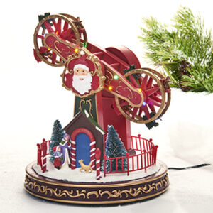 Ferriswheel, plastic, w.LED&music (220V) - 22CM