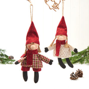 Pixy, fabric, to hang, girl/boy - 28CM, 2 ASS.