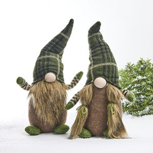 Pixy, brown/green fabric - 48CM, 2 ASS.