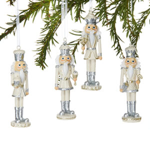 Nut cracker, poly, to hang - 10CM, 4 ASS.