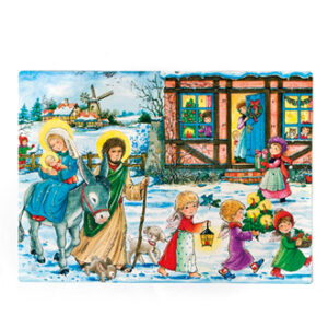 Merry Christmas, glitter calendar, images - 28X40CM