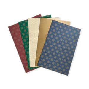 Juel&Brandt, DIY, De luxe glazed paper, 90g, 5 designs/bag