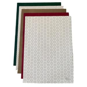 Juel&Brandt, DIY, De luxe glazed paper, 90g, 5 designs/bag