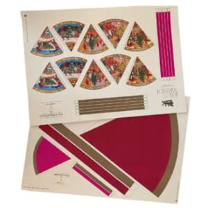 Juel&Brandt, DIY, paper hangings, cornets, 160g, 2 designs/bag