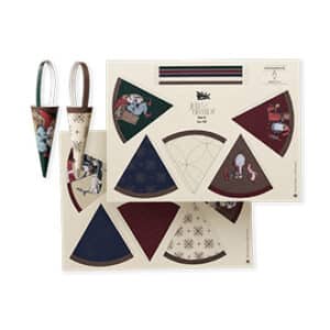 Juel&Brandt, DIY, paper hangings, cornets, 160g, 2 designs/bag