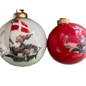 Juel&Brandt, Porcelain hanging, Ø6CM, 2 designs/box