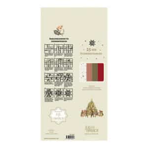 Juel&Brandt, Star shreds, 25mm x 86CM, 4 designs/bag - 60 bag