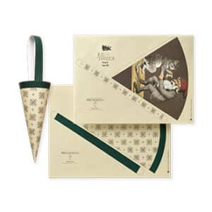 DIY, paper hangings, cornets, 160g, 2 designs/bag