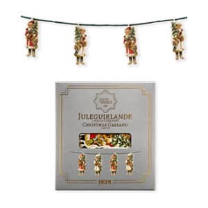 2 meter paper garland w. 8 santas
