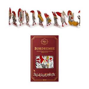 Christmas streamer, paper H:15cm, 80CM