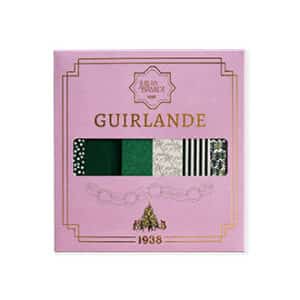 Green paper strips for DIY garlands,25mmx150mm, 6 asst. 60/bag