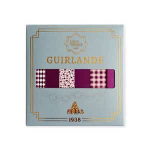 Purple paper strips for DIY garlands, 25mmx150mm. 6 asst. 60/bag
