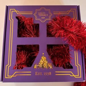 Tinsel garland, red, 2M, Ø:6cm