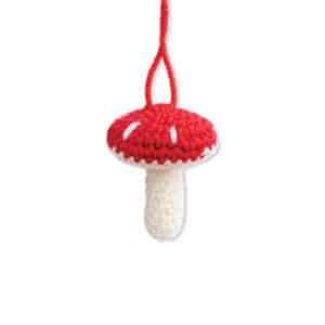 Mushroom, crocheted, 5CM.