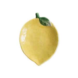 Dish / plate, lemon, ceramic, 16CM