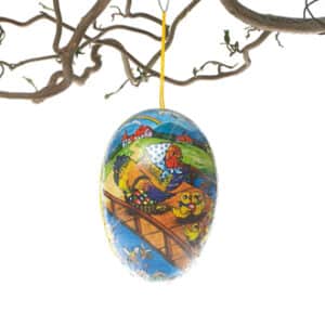 Paper egg, openable - 12CM, 6 ASS.